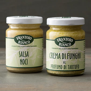 sughi bianchi salsa noci e crema ai funghi